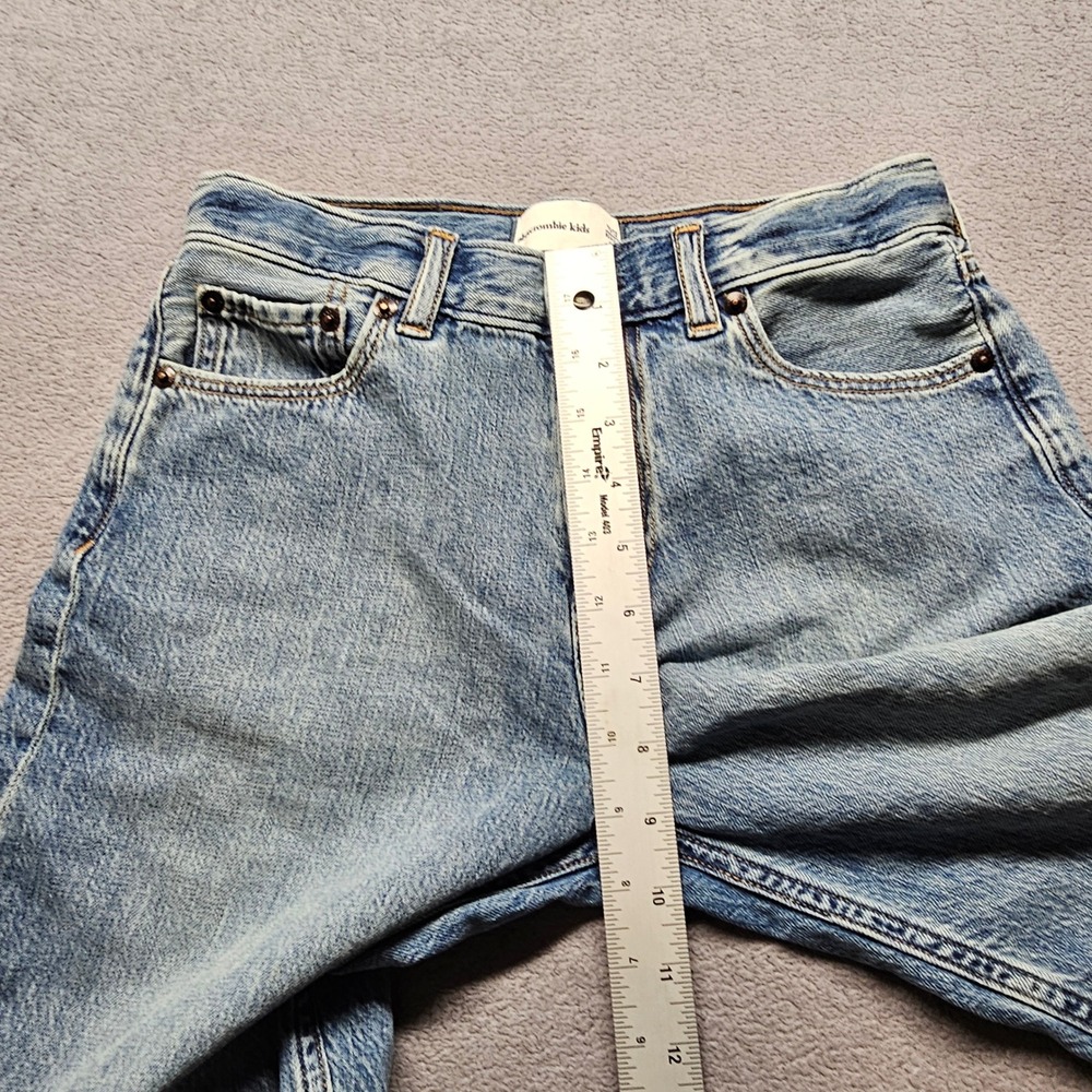 Abercrombie Kids Denim Shorts Boys 11/12 Blue Light Wash Regular - Picture 4 of 12
